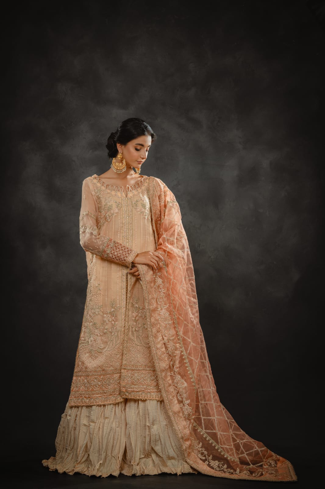 PINK EMBRIODED SHIRT-0078